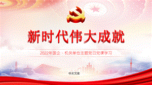 新时代伟大成就PPT中国共产党带领中国人民写就了一幅幅壮阔恢宏的答卷PPT课件【含内容】.pptx